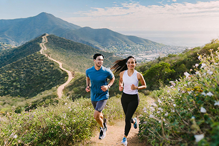 couple running